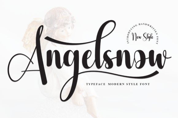 Angelsnow: A Sweet Handwritten Font for Playful Design