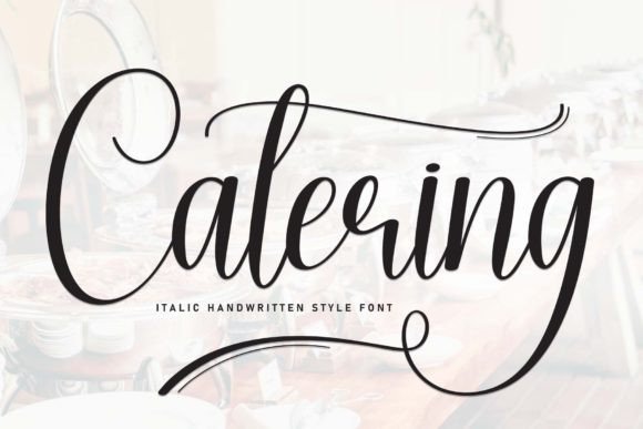 Catering: A Sweet, Friendly Handwritten Font