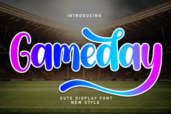 Discover Gameday: A Handwritten Font Full of Warmth