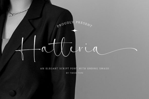 Hatteria: An Exquisite Handwritten Font with Calligraphic Soul
