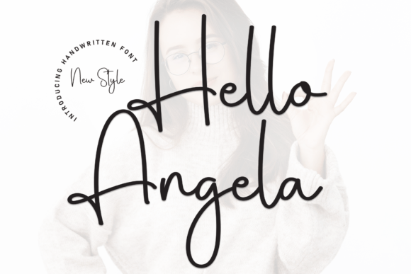 Hello Angela: A Joyful Display Font Full of Quirk and Charm